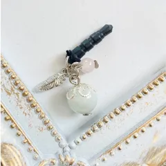 5月　翡翠 ローズクォーツ イヤホンジャック