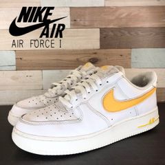 ey18 NIKE ナイキ エアフォース1 靴 ブラック/イエロー 26.5cm - メルカリ