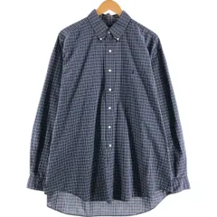 古着 ラルフローレン Ralph Lauren BLAKE 長袖 ボタンダウンチェックシャツ メンズXL相当/eaa521361