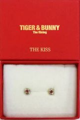[중고]은제품·반지·액세서리(캐릭터) 버나비·브룩스 Jr. 실버 피어스(레드) [극장판 TIGER & BUNNY -The Rising-×THE KISS×BANDAI]