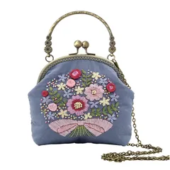 新品 ADOSSY 刺繍バッグキット 花 初心者セット