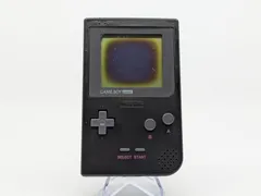 【ジャンク】ゲームボーイポケット 本体 ブラック 起動OK 音OK ボタンOK 画面ヤケあり Nintendo GBP MGP-001