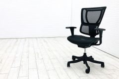 エルゴヒューマン スマート 中古 可動肘 ergohuman smart 中古オフィス家具 メッシュ ブラック 【A000003292】