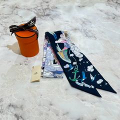 新品未使用国内タグ付き HERMES 私の雲シルクツイリー エルメス - メルカリ