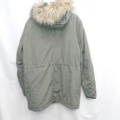 ◇ ⊇ H&M エイチアンドエム 長袖 モッズコート サイズM カーキ系 メンズ E  【1504210014905】