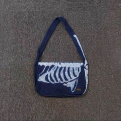 新品未使用】KAPITAL ウォッシュドブラック BOOK BAG BONE - メルカリ