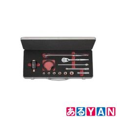 (新品)(未使用)KTC 京都機械工具 9.5sq ソケットレンチセット トルクルモデル 12点組 TB312TQA 4989433985268