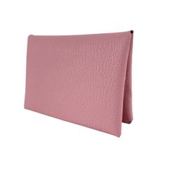 新品未使用 HERMES エルメス Calvi Duo カルヴィドュオ Rose sakura ローズサクラ K刻 カードケース コインケース
