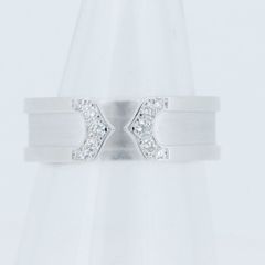 タサキ サファイア ダイヤモンド リング 指輪 0.23ct 12号 K18WG(18金  