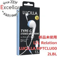 [bn:1] LUCILLA　高音質Type-Cイヤホン　HPTCLU002LBL　ライトブルー