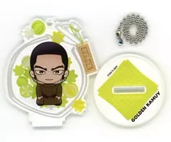 【中古】雑貨 谷垣源次郎(デフォルメキャラ) 「ゴールデンカムイ トレーディングアクリルスタンドキーホルダー -和飴-」