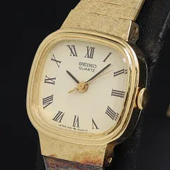 稼動品】SEIKO クォーツ 腕時計 ゴールド 1421-0020 レディース