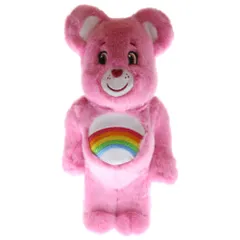 MEDICOM TOY (メディコムトイ) BE@RBRICK Cheer Bear Costume Ver. 400% Care Bears ベアブリック チアベア ぬいぐるみ フィギュア 人形 ケアベア ピンク