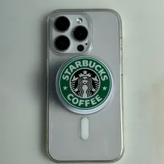 スタバ磁石　フック　磁石　スターバックス　コーヒー　リング　スマホ　iPhone　マグネット　磁石　Magsafe　バンカーリングマグセーフのサムネイル