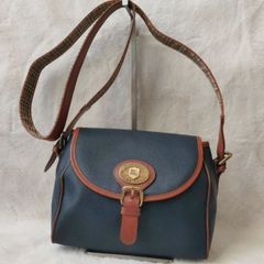 BURBERRYS バーバリーズ ショルダーバッグ ポシェット ホースロゴ 金具 ノバチェック ビンテージ オールド ヴィンテージ 紺