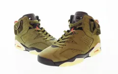 ナイキ NIKE AIR JORDAN 6 RETRO TRAVIS SCOTT エアジョーダン 6 レトロ トラヴィススコット スニーカー CN1084-200 メンズ靴 スニーカー グリーン 26.5cm 103S-789