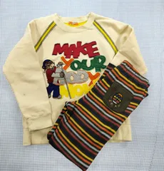 【まとめ売り 男の子】カステルバジャック CASTELBAJAC  トレーナー 120cm パンツ 130cm 子供服 中古