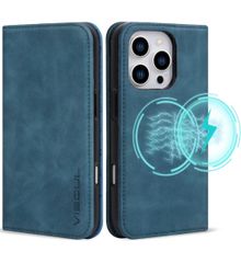 ★VISOUL iphone16 Pro 対応ケース 手帳型 本革 スマホケース レザーケース 手帳型ケース