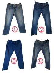 11594-014★トミーヒルフィガー/TOMMY HILFIGER /GAP/メンズジーンズおまとめ4本/デニム/ストレート/79/76/ブルー/ネイビー/カラーパンツ/★