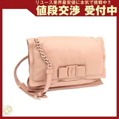  フェラガモ ワンショルダーバッグ ヴィヴァ ボウ レザー