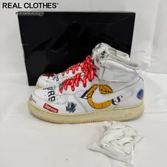 Supreme×NIKE/シュプリーム×ナイキ NBA AIR FORCE 1 MID 07/エアフォース 1 ミッド ホワイト AQ8017-100/27.5