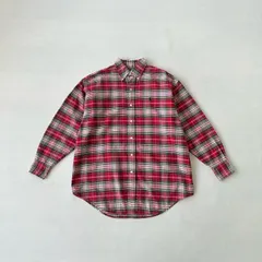 90s ラルフローレン　ボタンダウンシャツ　ビッグオックスフォード　ポニー刺繍 T1243 C6