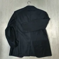 バルマン BALMAIN ラムレザー ノーカラーテーラードジャケット 9 M fre-91589_007.jpg