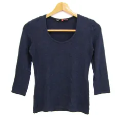 MaxMara 長袖Tシャツ M ラベンダーインナー付き新品未使用タグ付き マックスマーラ Max Mara Tシャツ カットソー チプリア ホワイト