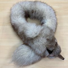 キツネ襟巻き FOX マフラー 毛皮 ショール 成人式 振袖に - メルカリ