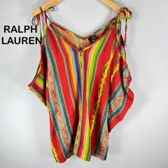 RLX POLO RALPH LAUREN アールエルエックス ポロラルフローレン エスニック セラーぺ 総柄 キャミソール チュニックワンピース