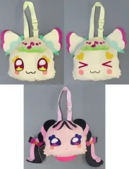 【中古】バッグ 全3種セット  ストラップ付き顔型ぬいぐるみポーチ 「キミとアイドルプリキュア♪」