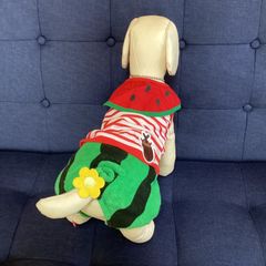 ペットパラダイス　PET PARADISE 犬服　なりきりペッツ　スイカ　Sサイズ　クリエイティブヨーコ　メッシュ素材