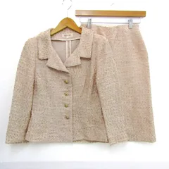 ユキトリイ スーツ セットアップ ブランド ジャケット スカート セレモニー 上下セット レディース 2月7日サイズ ピンク系 YUKI TORII 【中古】