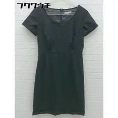 ◇ BARNEYS NEW YORK バーニーズ ニューヨーク 半袖 膝丈 ワンピース ブラック系 レディース 【中古】 【1002802525186】