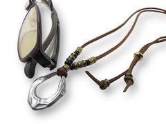 メガネストラップ メガネホルダー 眼鏡ホルダー 眼鏡チェーン 眼鏡ストラップ レザー ヴィンテージ アンティーク