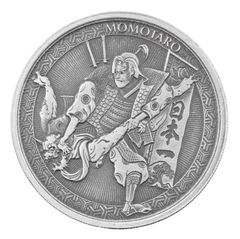 メイプルリーフ 銀貨 カラー + アンティーク 指揮長官 1オンス 1oz