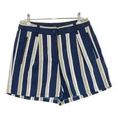 サイズ：9 MUNSING WEAR マンシングウェア  ショートパンツ ストライプ柄 ネイビー系 [240101169897]# ゴルフウェア レディース ストスト