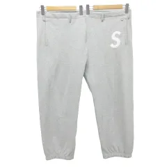 シュプリーム SUPREME 23AW ブレス スウェット パンツ ジーンズ BLESS sweat pant jean ボトムス Sロゴ刺繍 紙パッチ XXLサイズ インディゴ グレーのサムネイル
