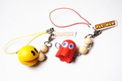 限定 パックマン フィギュア マスコット ストラップ ナムコ アーケード ゲーム キャラクター 昭和 レトロ