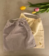 （首ゴムタイプ）選べる2枚セット　おりこうエプロン　タオルエプロン　お食事エプロン