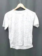 ◇ Θ UNDER ARMOUR アンダーアーマー 総柄　トレーニング 半袖 Tシャツ　カットソー サイズS グレー レディース P  【1410230011797】