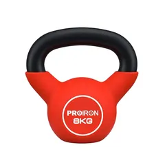 PROIRON ケトルベル ネオプレン kettlebell 一体型鋳鉄製 ?? 鉄アレイ ケトル 8kg 8キロ 重り ケトル 0のサムネイル