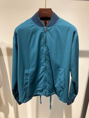 [46サイズ]BARENA VENEZIA Varsity Wool Jacket in Green　メンズ　ジャケット　緑　グリーン