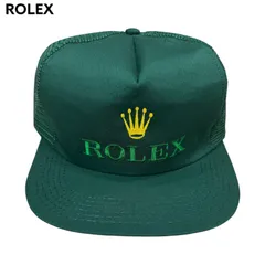 特価品未使用DEAD STOCK USA製 ROLEX ロレックス トラッカーキャップ 帽子