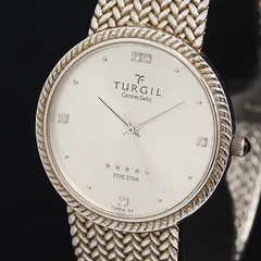 【未使用品】TURGIL クォーツ式時計 シルバー/ゴールド　電池交換済み 2025年最新】turgil 時計の人気アイテム - メルカリ