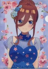 【中古】クリアファイル 中野三玖 描き下ろしイラスト 桜ドレスver. A4クリアファイル 「映画 五等分の花嫁 POP UP SHOP in TOWER RECORDS」