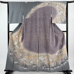 桐屋翠山工房　銀通し　辻ヶ花　訪問着　着物　113a p 楽天市場】着物 振袖 辻が花 翠山工房 桐屋謹製 翠山落款入り 金
