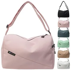 【人気商品】[RIMINA] 【雑誌掲載！軽くて大容量】 ショルダーバッグ レディース メンズ 大容量 軽量 可愛い おしゃれ 斜め掛け 大きめ