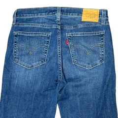 LEVI'S BORROWED FROM THE BOYS ストレッチ ボーイフレンドデニム テーパード ブルー サイズ26 レディースM リーバイス