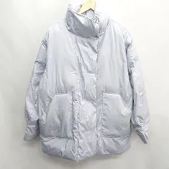 ◇ ⊇ URBAN RESEARCH アーバンリサーチ ハイネック 長袖 ダウンジャケット サイズM ライトブルー系 レディース E  【1409100064766】